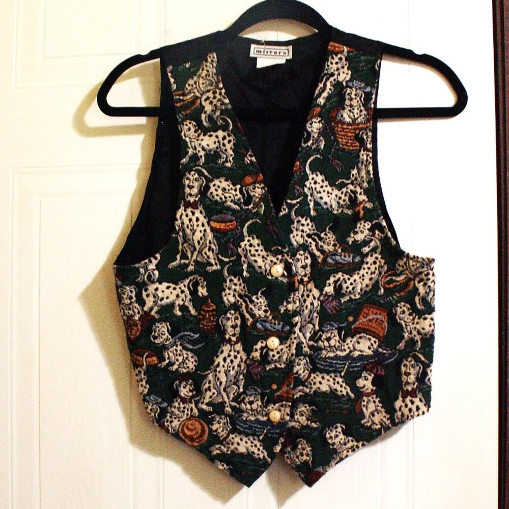DALMATION DOGGY VEST S